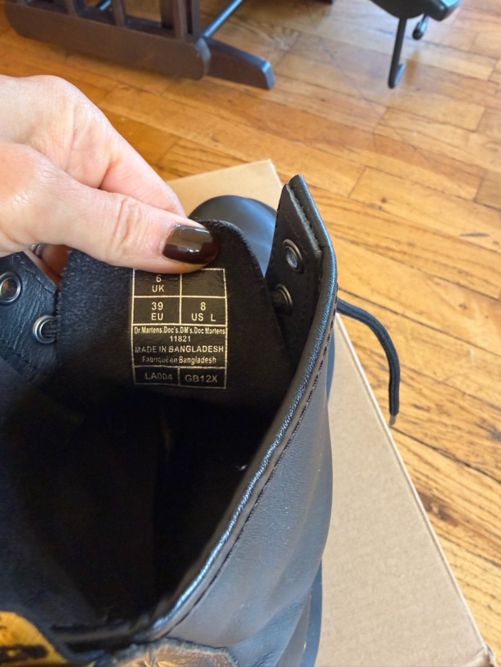 Doc Marten 1460 Nappa Leather Boots with original box - Picture 7 of 9
